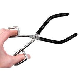 Small Beaker Tongs, 7.25" - with Rubber Tips - Metal Body - Eisco Labs