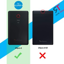 Folio Case for Verizon Ellipsis 8 - QTAQZ3 - Slim Cover Defender with Smart Folding Stand for Ellipsis 8 - Purple