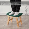 Foot Stool,Ottoman and Footstool,Small Sofa Foot Rest,Bamboo Foot Stool Under