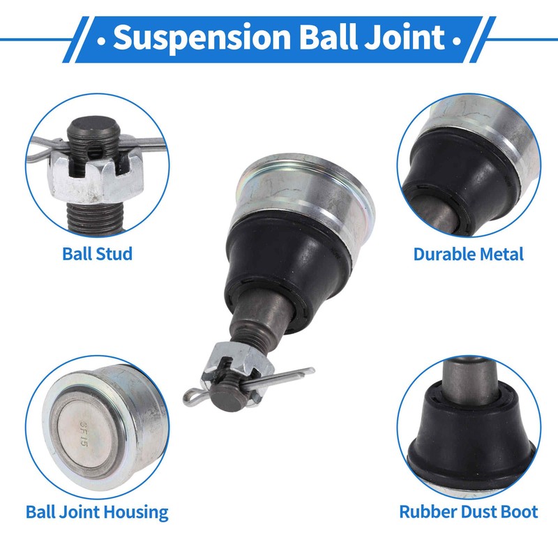 A ABSOPRO K500004 2 Pcs Front Lower Ball Joints for