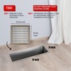 Fits 14x14 Duct Opening | Return Air Floor Grille by