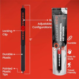 Accurasee Premium Proportional Divider Tool For Artists And Architects Easy Measurement...