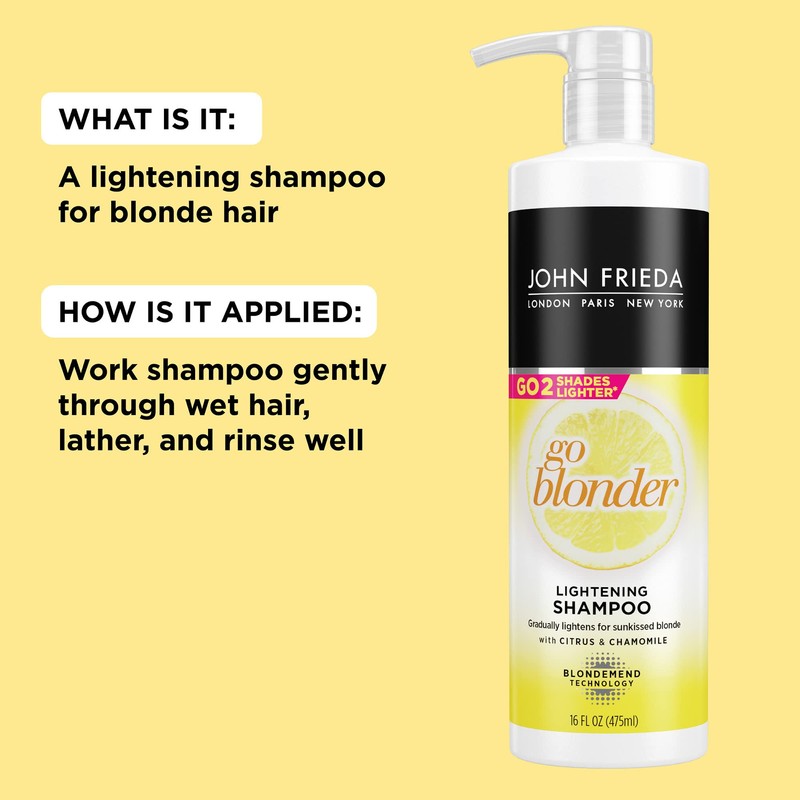 Sheer Blonde Go Blonder Shampoo 16oz
