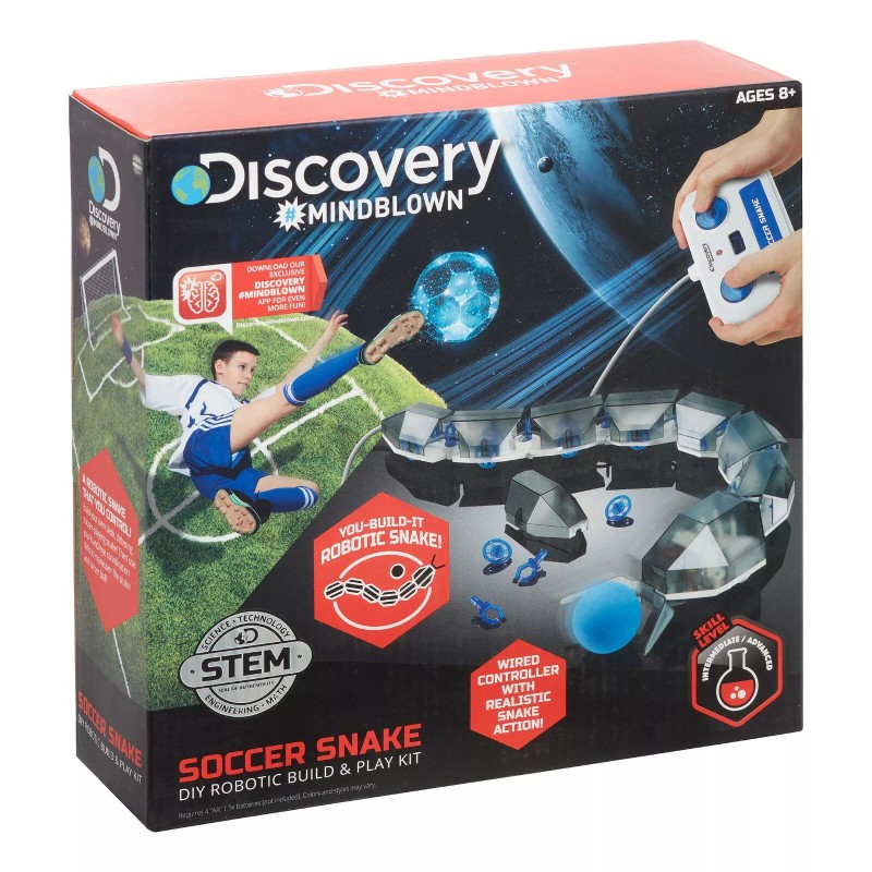 Discovery Kids DIY Remote Control Robotic Soccer Snake Build &