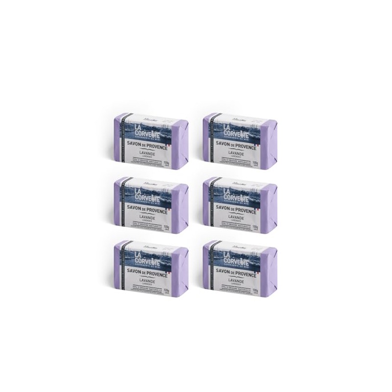 (Value Set of 6) Savon de Provence Lavender 3.5 oz