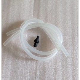 Jura Original 2 x Milk Tube Hose 36cm for frother + 1 x connector #63634