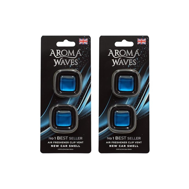 Aroma Waves Fresh New Car Air Freshener Clip-on Car Vent