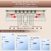 Metal Adjustable 6 Hole Punch for A5 A6 A7 Binders/Planners,