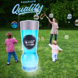 Uncle Bubble Concentrate 940 Mililitres (32 Fluid Ounces). High-Performance Concentrate Makes 9.5 Litres of Bubble Solution For Giant Bubble Wands, Bubble Machines, Bubble Blowers