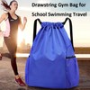 KHAOP Drawstring Gym Bag, Gym Sack, Waterproof Drawstring Backpack, Unisex
