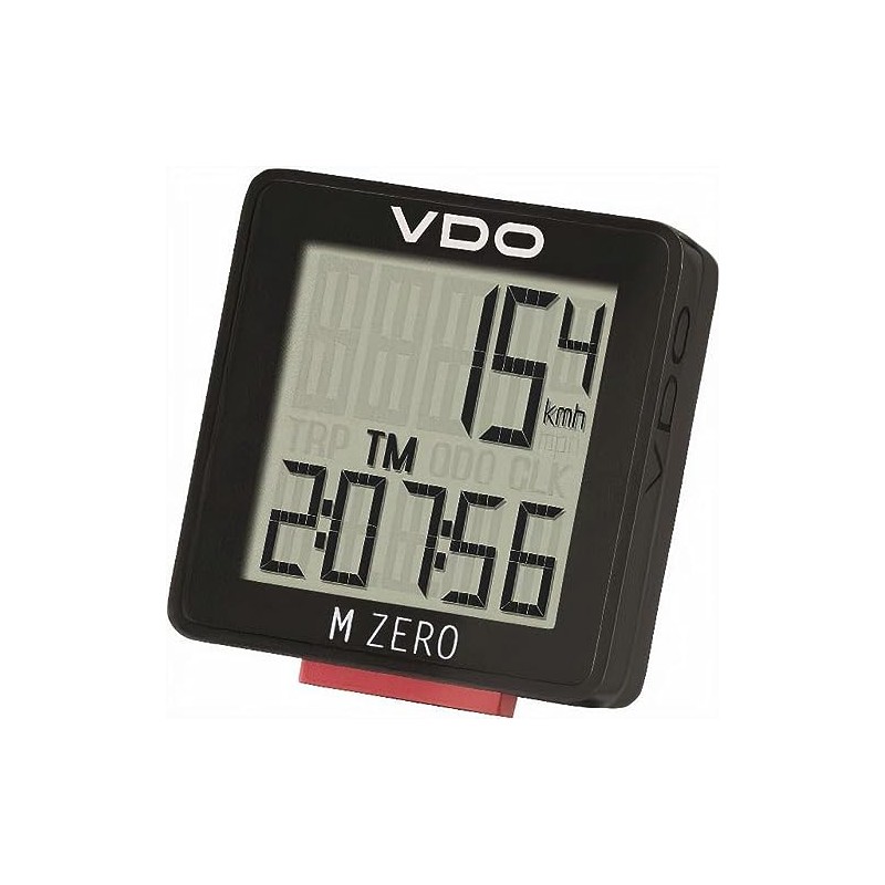 VDO 3000 Universal Fit M-Zero Cycle Computer, Schwarz, Wired