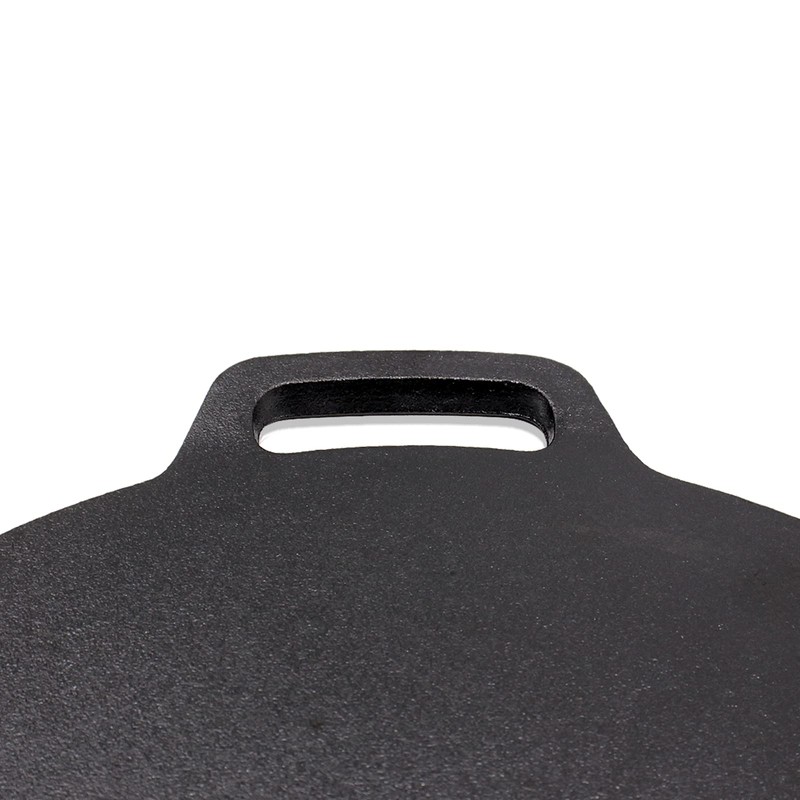12.6-Inch Cast Iron Roti Tawa, Double Handled Cast Iron Crepe