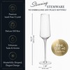 ELIXIR GLASSWARE Classy Champagne Flutes - 8 oz - Set