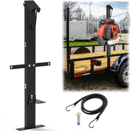 Heavy-Duty Backpack Leaf Blower Rack for Trailers, Leaf Blower Rack Holder Compatible with Stihl, Adjustable Leaf Blower Backpack Storage Holder for 22''-26'' Blowers, Enclosed Trailer Accessories