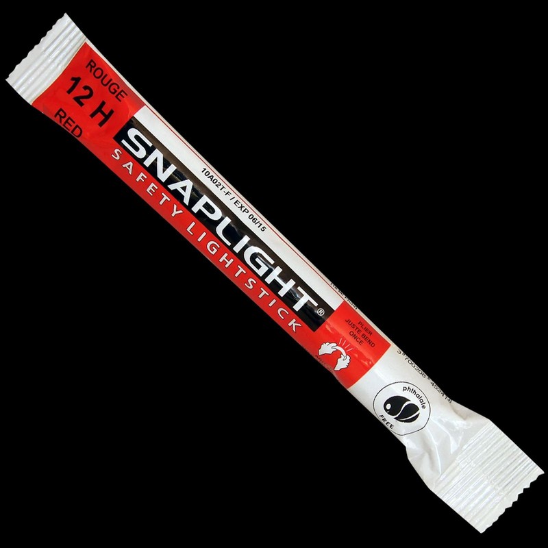 Snaplight 6 Inch Cyalume 12 Hour - Red - Qty