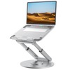 tounee Telescopic Laptop Stand for Desk with 360° Swivel Base,