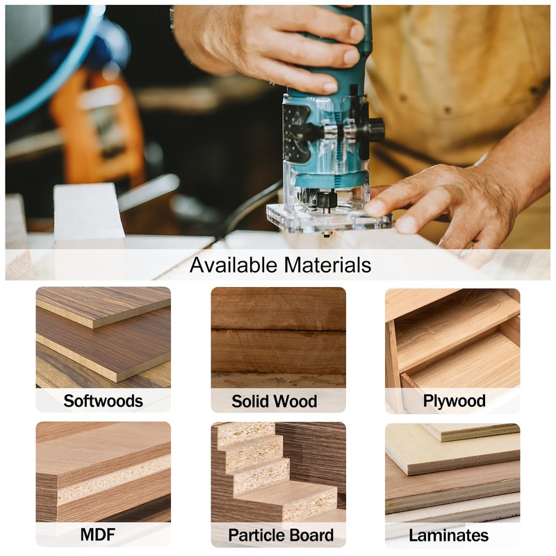 sourcing map Roundover Router Bit 1/4 Shank 5/32" Radius Carbide