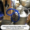 Dbgogo Sankey Keg Coupler D System, O.D 1/4'' & 5/16”