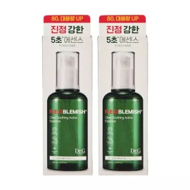 Dr.G 닥터지 레드 블레미쉬 클리어 수딩 액티브 에센스 80ml 2개 Dr.G Red Blemish Clear Soothing Active Essence 80ml 2 pcs