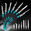 LitKiwi 7PCS 7-Sizes Saw Blades with Plastic Box for Model