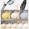 10x Magnifying Glass with Light, 3 Color Modes Dimmable LED