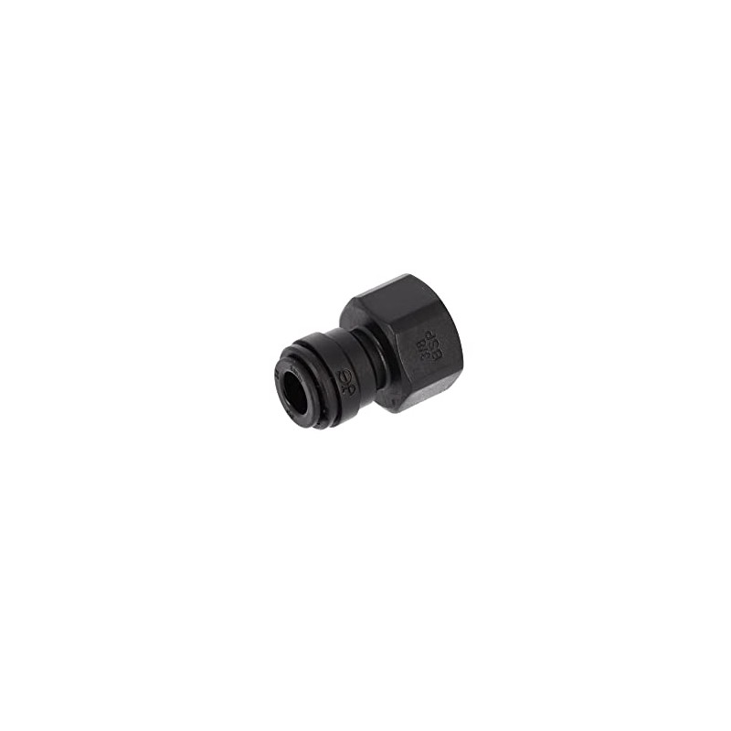 John Guest Plastic Metric Straight Female Fitting 3/8'' - 8