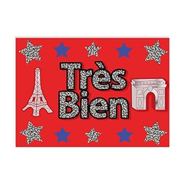 Tres Bien French Sparkling Reward Postcards