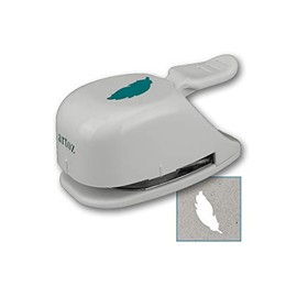 Artoz Paper Punch, Card Punch, "Feather", 31 mm, Punch Hole Punch for Card Making for Birthdays, Invitations, Weddings and Much More