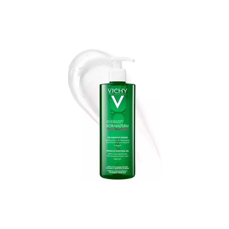 Vichy Normaderm Gel Limpiador 400 ml | Gel Facial Antiacné Hipoalergénico