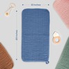 LILY O LAUREL Muslin Burp Cloths, 100% Cotton – 6