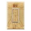 Graphics Wallplates - Vitruvian Man by Leonardo da Vinci -