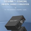 Daiilg Digital Audio Converter Bi-Directional Digital Coaxial to Optical Toslink