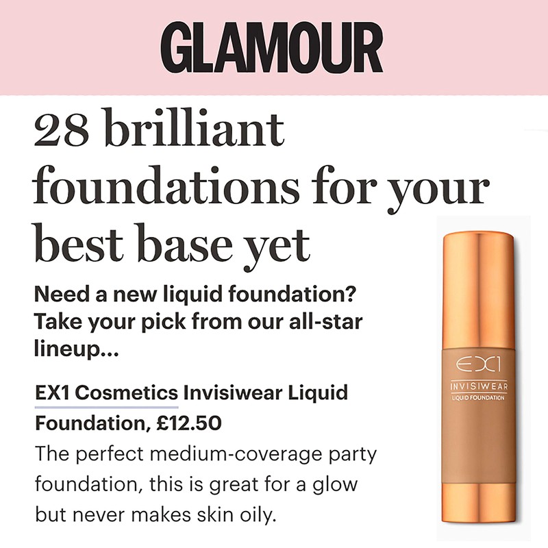 EX1 Cosmetics Invisiwear Liquid Foundation (1.0)