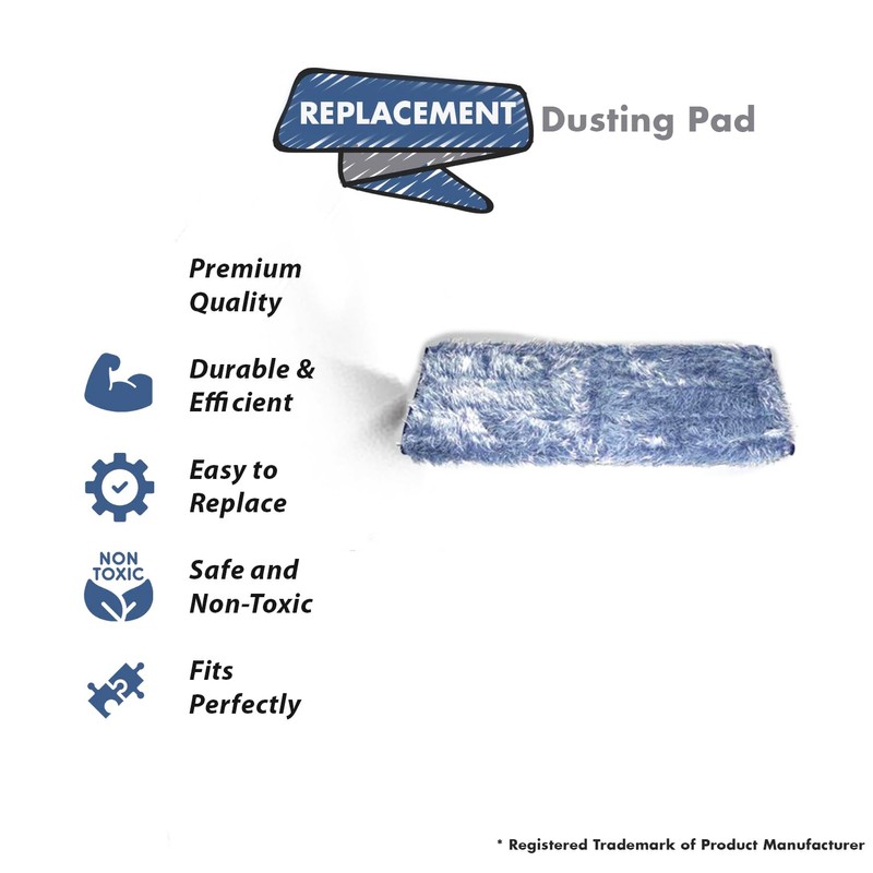 Replacement Part For Bona Microfiber Dusting Pad for Multi-Surface Floors