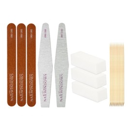Nail Nail Care Set Garnet Wood File Gbra Rocket File Sanding Block Wood Stick Self Care Hand Management / 네일 기본케어 세트 가넷 우드파일 지브라 로켓 파일 샌딩블럭 우드스틱 셀프케어 손관리