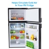 Makevivi RV Refrigerator Fan, Low Noise, 3000 RPM Motor for