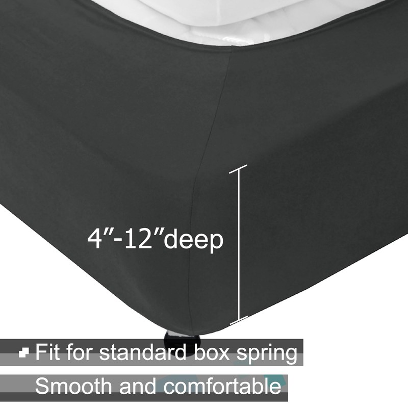 Box Spring Cover King Size - Jersey Knit & Stretchy