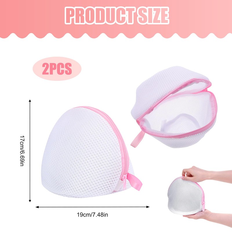 Pack of 2 Bra Laundry Net for Washing Machine, Durable