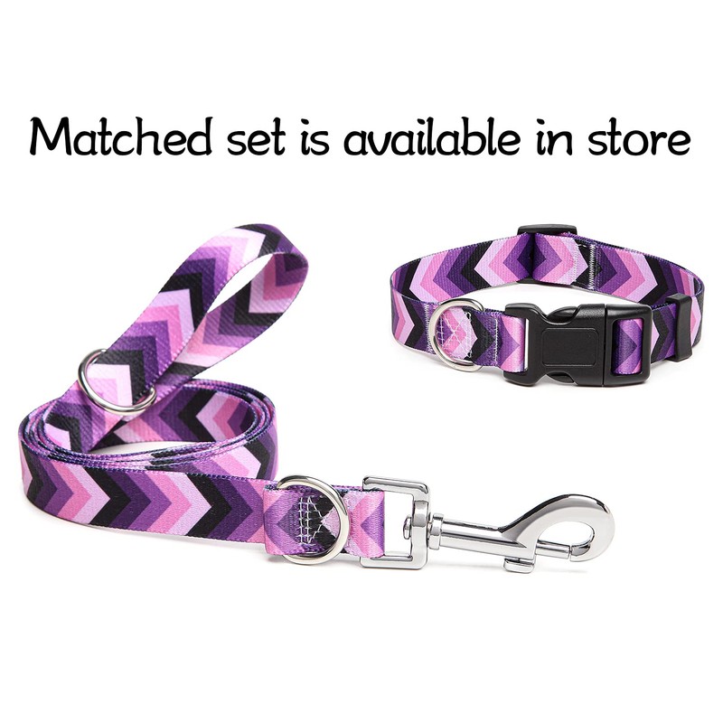 Suredoo Adjustable Nylon Dog Collar with Patterns, Soft Comfy Pet