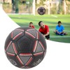 Reflective Soccer Ball Standard Size 5 Durable PU Leather Luminous