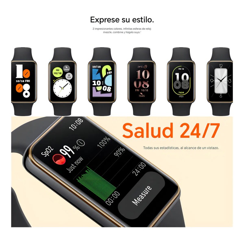 Relojes Inteligentes Honor Band 10 Black Bt5.3 Screen 1.57 Amoled
