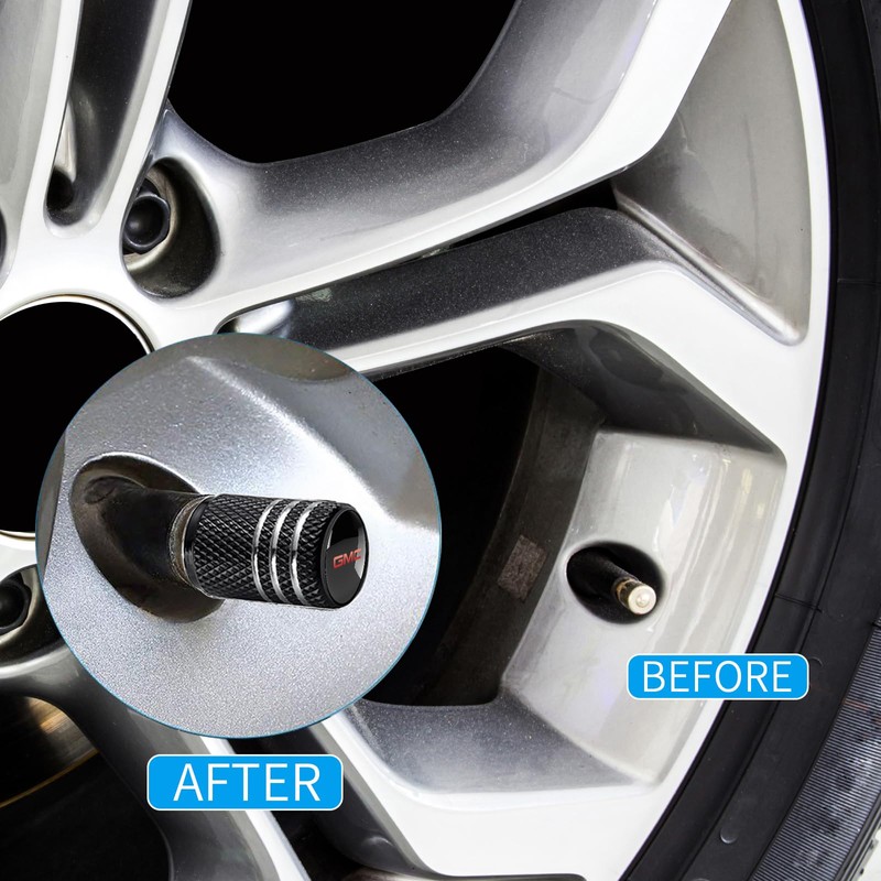 Tire Valve Stem Caps for GMC Escalade CT4 CT5 CT6