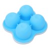 01 Egg Bite Mold, Silicone Egg Steamer, Four Holes Convenient
