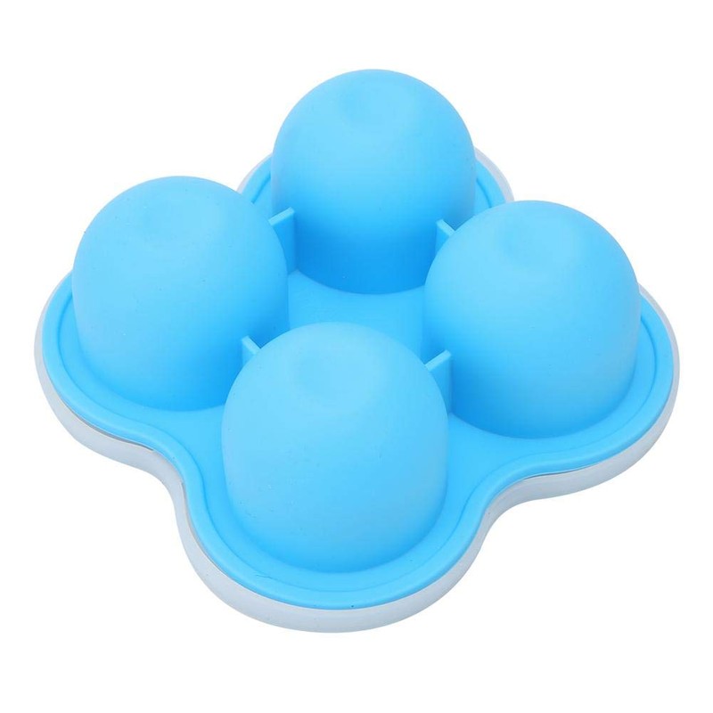 01 Egg Bite Mold, Silicone Egg Steamer, Four Holes Convenient
