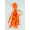 Pretty-Plumes Orange Goose Biot Feathers 15 Pcs Loose 6-9" Millinery