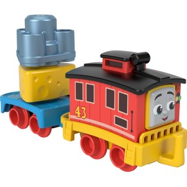 Thomas & Friends Toddler Toy My First Brake Car Bruno Push-Along Vehicle with Stacking Cargo for Preschool Kids Ages 18+ Months