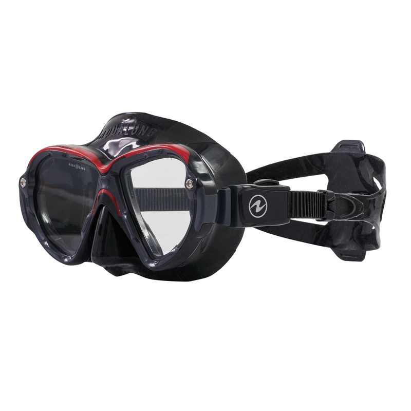 Aqua Lung Unisex Adult Reveal Ultrafit Masks, Red and Black,