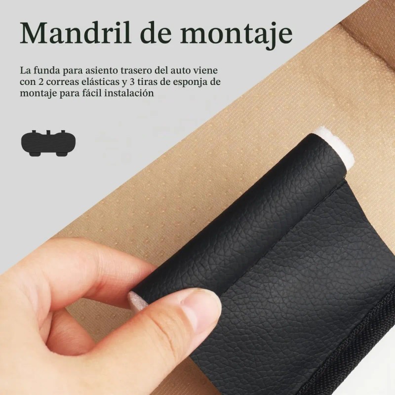 Funda De Asiento Trasero De Automóvil, Antideslizante