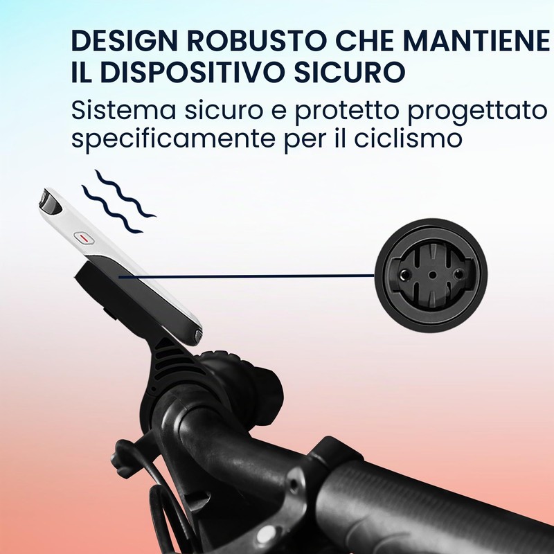 kwmobile Supporto Manubrio Compatibile con Garmin Edge Staffa - Attacco