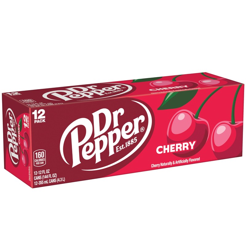 DR PEPPER - CHERRY, 12 OZ, 12 PK